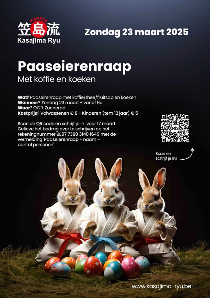 Kasajima Ryu karateclub - Paaseierenraap